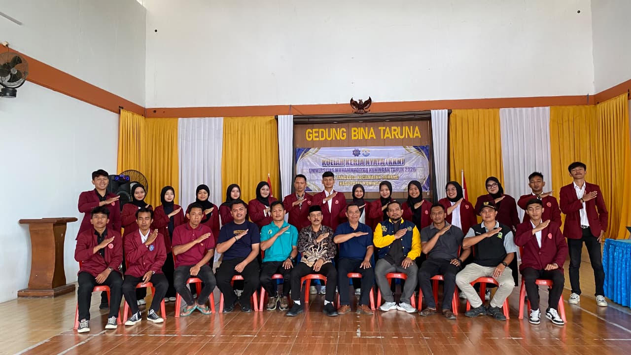 Desa Tangkolo Gelar Acara Perpisahan Mahasiswa KKN Universitas Muhammadiyah Kuningan setelah 40 Hari Mengabdi