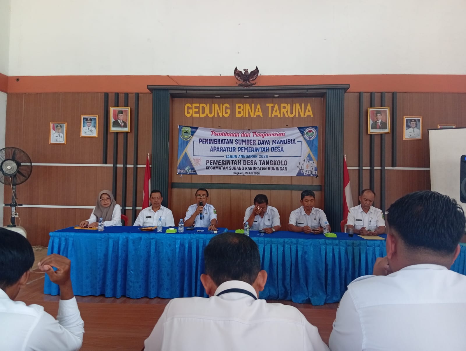 Kecamatan Subang Laksanakan Pembinaan dan Peningkatan SDM Aparatur Pemerintah Desa Tangkolo