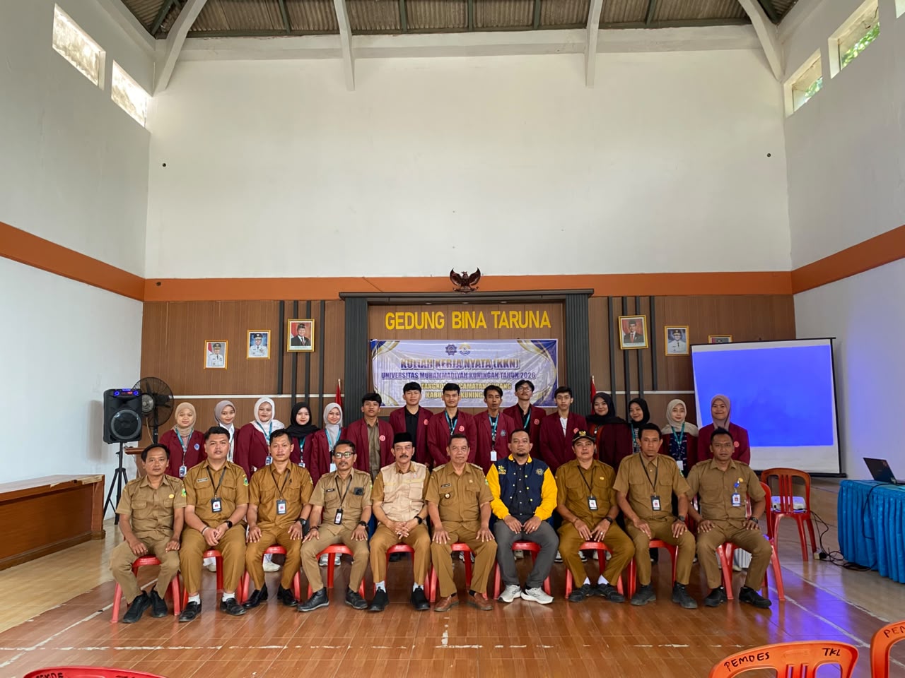 Pemerintah Desa Tangkolo Resmi Menerima 21 Mahasiswa KKN Universitas Muhammadiyah Kuningan