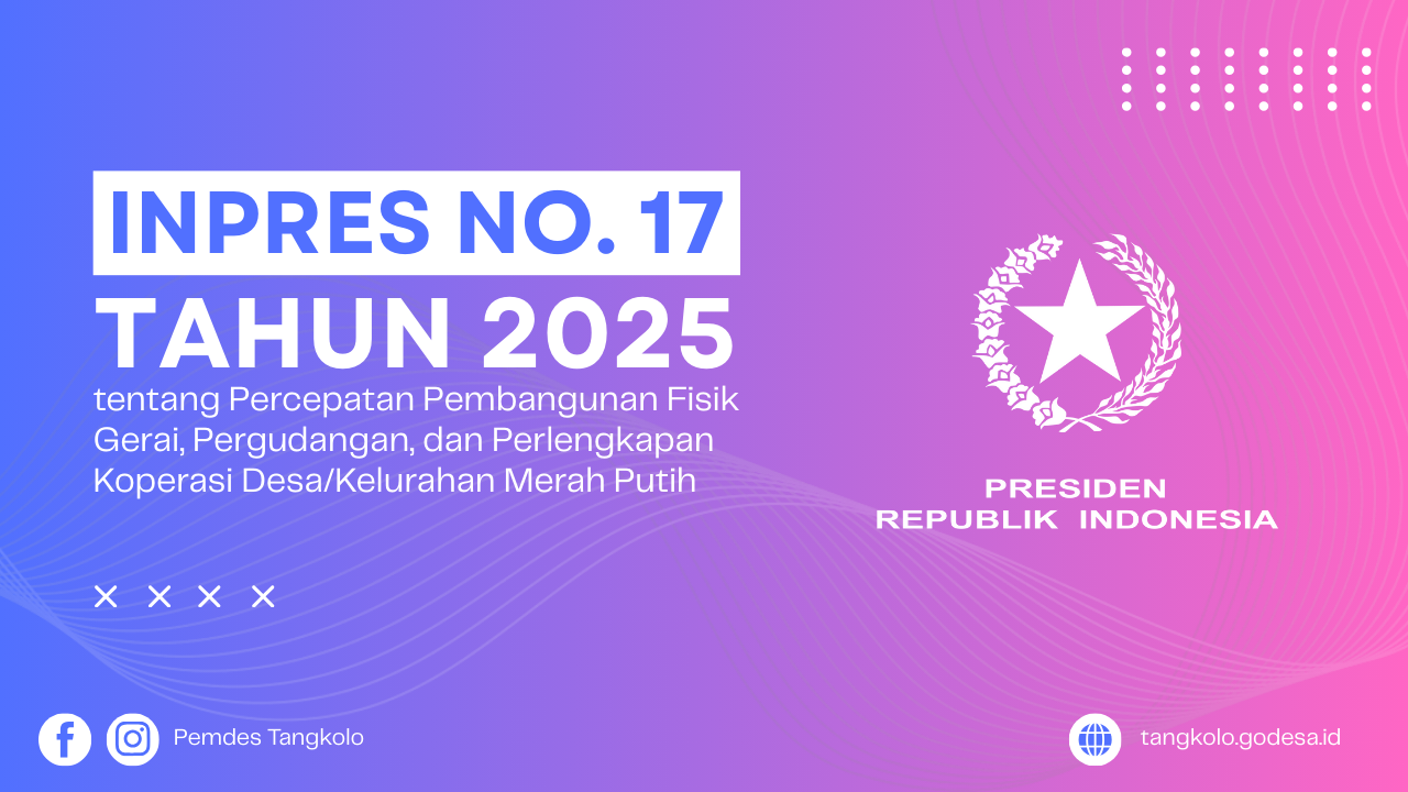 Inpres Nomor 17 Tahun 2025 Dorong Percepatan Pembangunan Koperasi Desa Merah Putih